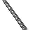 sossai® Griglia di ventilazione in alluminio - Alucratis (1 pezzo) | Rettangolare - dimensioni: 37,5 x 2,4 cm | Colore: nero | areazione
