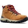 Columbia Newton Ridge Plus 2 Suede Wp (Former Collection), Scarponi da trekking alta Uomo, Elk Mountain Red, 44.5 EU