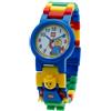 LEGO Classic 8020189 Orologio da polso componibile per bambini con cinturino a maglie e minifigure |per i bambini | giallo/blu | ragazzo/ragazza | Diametro di 28 cm | Quarzo analogico