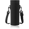 JEYORZY 1Pezzi Protezione per Bottiglia D'acqua, 1000ML Porta Borraccia Termica Custodia Antiscottatura Custodia con Tracolla Regolabile, Portaborraccia, Borsa Termica per Borraccia, per Sport Viaggio