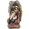 Inmaculada Romero IR Mistero Nascita Presepe con Luce Figura Natale 31 cm. Grotta San Giuseppe Bambino Gesù Vergine Maria Resina