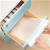 Cozary Tappetino per Cassetti 45×400cm Trasparente - Tappetino Antiscivolo in EVA, Tagliabile, Senza BPA, Impermeabile e Resistente all'Olio per Cucina, Frigorifero, Armadio, Scaffali