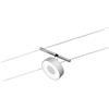 Paulmann 94476 - Faretto singolo a LED, 400 lm, 1 x 5 W, bianco caldo, cromato opaco, plastica, cromato, sistema di illuminazione in metallo 3000 K