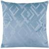 KASANOVA Cuscino Divano Velluto 50x50 cm Blu Rombi