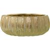 DRW Centro Rotondo in Ceramica in Oro 12x32x32 cm, Multicolore, estandar