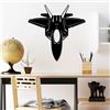 Wallity Hanah Home Elegante accessorio decorativo da parete in metallo, nero, 57 x 56 cm, 100% metallo, spessore 1,5 mm, design leggero e moderno per la decorazione della casa