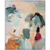 DRW Quadro Tela Stampato Astratto con Cornice PS Blu Verde e Beige 80 x 4 x 100 cm, Medidas: 80x4x100cm