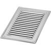 KOTARBAU® Griglia Aerazione Quadrata - Acciaio Inox - 16.5x23 cm - Argento - Griglia Ventilazione - con Rete Anti Insetti - Resistente Alla Corrosione