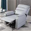Fruyyzl Poltrona Relax Elettrica, Poltrona Reclinabile Elettrica in Pelle Pu, La Poltrona Per Anziani Alzapersona Può Essere Inclinata di 150 Gradi