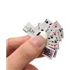 TBEONE 3 Set Mini Carte da Gioco, 54 Carte di Viaggio in Miniatura, Poker e Decorazione Domestica, Giochi da Tavolo e Casalinghi