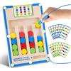 TMGOT Giochi 4 5 6 Anni Bambino Bambina, Regalo Bambino 3-4-5 Anni Maschio Giochi Legno Educativi Montessori 3-6 Anni Giocattolo Regali Compleanno Bambini Gioco Bambina 4 5 Anni Labirinto Magnetico Bambini