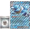 BB-Toy-Trades PKM - Biglietto da collezione XXL promozionale - Inglese - Fullart Holo Mega Jumbo Oversize singola carta con custodia BB-Toy-Trades - Turtok - Blastoise EN