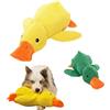 Generico Quackotto Cani, 2025 Quackotto per Cani, 32cm Peluche Papera Cane Indistruttibile, Paperotto Calmante, Giocattoli Paperella Antistress, Giocattolo Morbido Interattivo