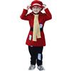 Pegasus costume Gatto di Pinocchio bambino vestito carnevale recite (5° 5-6 anni)