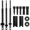 BORDEAG 12 Pezzi Kit Estrattore per Cuscinetti Interni per Moto, Estrattore Cuscinetti Interni, Estrattore Cuscinetti Bici Kit di Strumenti di Rimozione Cuscinetti per Moto 9-30 Mm(Nero)