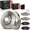 Frankberg 1 set freni incl. 2 dischi freno + 4 pastiglie freno anteriori | Compatibile con: Grande Punto 199, Punto Evo 199, Punto Box/Hatchback 199