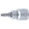 BGS 7098-T25 | Inserto estrattore per viti | Azionamento quadrato interno 10 mm (3/8) | per profilo a T difettoso (per Torx) T25