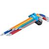 BGS 74468 | Serie di chiavi ad angolo | multicolore | extra lunghe | profilo a T (per Torx) con testa sferica T10 - T50 | 9 pz.