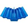 BGS 33002 | Valigetta portautensili in metallo, vuota, 530 x 200 x 200 mm, 5 scomparti