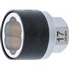 BGS 7510-17 | Inserto a spirale per chiave a bussola/estrattore per viti | azionamento esagonale esterno 17 mm | SW 17 mm