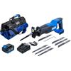 BGS 7393 | Kit seghetto a batteria | senza spazzole | 18 V | con accumulatore e caricatore rapido