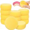 HhBdy 30 Pezzi Spugna Per Pittura Rotonda Bambini Spugnette per Dipingere Bambini Spugne Assorbenti per Acquerello, Ceramica, Arte, Artigianato, Argilla, Pittura Viso, Pulizia
