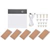 Yosoo Health Gear Flipbook Starter Kit, Kit Flipbook, Lavagna Led Da Disegno a Mano, Tracciante Scatola Luminosa a Led, Scheda Tablet Con Luce Led Regolabile Con Alimentazione Usb, Kit Iniziale Per Flipbook(USB)