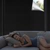 Qualsen Tende Oscuranti Per Interni 200x150cm, Tenda Oscurante da Interno Senza Forare, Portatili da Viaggio Temporanea Tessuto Oscuranti per Finestre per Camera da Letto, Mansarda (Nero-argento)