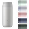 Chilly's Serie 2 Tazza da caffè Termica - Tazza a Doppia Parete con Coperchio - Acciaio Inossidabile Senza BPA - Granite Grey, 500ml