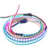BTF-LIGHTING WS2812E Fili in lega ECO RGB 5050SMD Indirizzabile individualmente 1m 144 Pixel/m PCB nero flessibile Full Color LED Pixel Strip Dream Color IP65 impermeabile Progetti fai-da-te DC5V