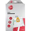 Hoover H60 Sacchetti per Aspirapolvere, Originali, in Microfibra, Pure EPA, sistema Anti-Odore ai Carboni Attivi, compatibili con Traini Hoover, 4 Pezzi