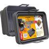 PORTENTUM Teglie per Friggitrice ad Aria Rettangolari - Set da 2 Contenitori in Silicone Pieghevoli Riutilizzabili - Certificati LFGB e BPA Free - Dual Fryers - Accessori Friggitrice ad Aria