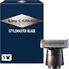 King C. Gillette Lama Barba di Ricambio per il Regolabarba Uomo Style Master, Lama in Metallo a 4 Direzioni Regola, Rifinisce e Rade
