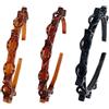 ZAHD 3 pezzi cerchietto con clip a torsione fascia cerchietto con mollette incorporate Strumento per Treccia per Fascia Dentata clip per frangia in tessuto professionale per capelli (Colorato2, S)