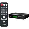 TIVU' SAT Decoder Digitale Terrestre 2025 - iZAP Decoder DVB-T2, HD 1080P HEVC Main 10 Bit, HDMI CEC TV | Uscita HDMI/AV e USB Multimediale, Telecomando incluso