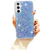 SEHEYA Cover per Samsung Galaxy A16 5G / 4G Custodia Glitter Silicone Morbido Sottile Antiurto Paraurti Protettiva Case Brillantini Scintillante Bling Bling Caso Donna, Paillette Blu