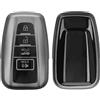 kwmobile Custodia Compatibile con Toyota 4-Pulsanti 2018-2024 RAV4 Avalon Camry C-HR Prius - Cover Chiavi Auto Protezione Copri Telecomando - Copertina Chiave - Copertura Gommata Silicone TPU