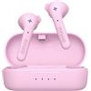 Defunc True Basic IPX4 impermeabile Bluetooth 5.0 cuffie in-ear senza fili con microfono integrato, lunga durata di riproduzione e custodia di ricarica (rosa)
