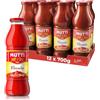 Mutti passata di pomodoro confezione da 12 barattoli in vetro da 700 grammi ciascuno (1000042925)