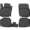 WALSER Tappetini in gomma per auto XTR su misura compatibile con Ford Mondeo 4 2007-2015, Tappetini auto antiscivolo, protezione vano piedi