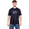 Armani Exchange A | X ARMANI EXCHANGE Rolling Armani-Maglietta a Maniche Corte con Logo T-Shirt, Blu Scuro, XXL Uomo