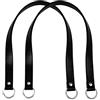 PH PandaHall 2pz Cinturino per Borsa in Pelle 57 cm Maniglie di Ricambio per Borse, Manico Pelle Nera per Borsa Tracolla di Ricambio per Borsa Donna per Fabbricazione di Borse Fai da Te