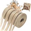 APKOL 5 Rotolo Juta Nastro Naturale, 1/1.5/2/2.5/3 cm Naturale Rotolo di Juta, Decorazioni Nastro di Iuta Vintage Tessuto di Tela di Iuta, per Confezioni Regalo,Artigianato, Bouquet da Sposa