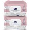 Chicco Salviette Neonato Delicate Detergenti Multiuso Con Clip, Senza Alcool, Adatte per Pelli Sensibili, Megapack da 864 Salviette, 12 Confezioni da 72 Salviettine