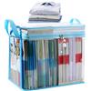 Generic Sacchetti trasparenti per vestiti, impermeabili, trasparenti, per libri, vestiti, con manici con cerniera