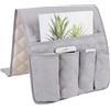 XINCHIA Organizer per bracciolo per divano e poltrona, antiscivolo, supporto per telecomando, impermeabile, con 5 tasche, per cellulare, tablet, quaderni, riviste