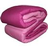 Russo Tessuti Trapunta Piumone Matrimoniale Singolo Piazza Mezza Double Face Rubino Invernale-Rosa/Fuxia-Singolo