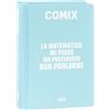 COMIX - Diario Mini Giornaliero 16 Mesi, Diario Scuola 2025-2026, con Copertina Rigida, Ideale per la Scuola Media e Superiore, 11x15.3h cm, Azzurro