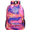 WANHONGYUE Luminoso Monster Hunter MH Gioco Cosplay Zaino Casual Daypack Zainetto Borsa da Viaggio Backpack Galassia D /2