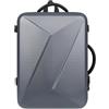 VARLIVOO Zaino da Viaggio Grande Espandibile 31-44 L Bagaglio a Mano con Caricatore USB Rigido Zaino Porta PC Uomo 15,6 Pollici Borsa da Cabina per Lavor Trekking Weekend Grigio ScuroB